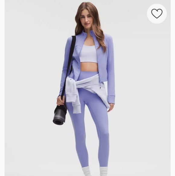 Lululemon Define Cropped Jacket Nulu Dusty Lilac Size 6 - Picture 2 of 4